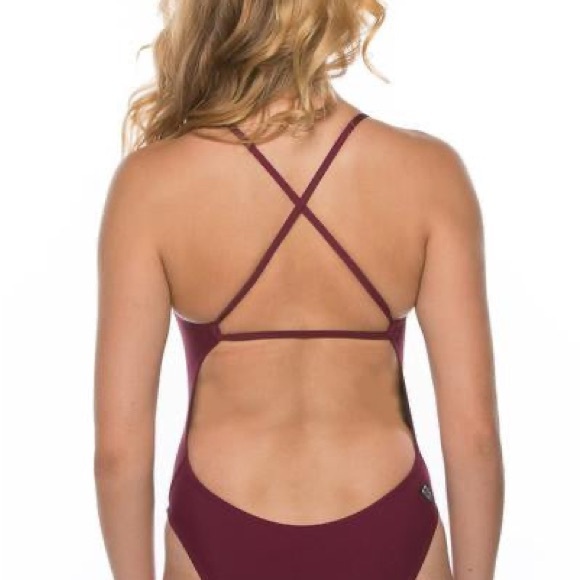 Jolyn Scotty Fixed Back One Piece Cabernet - Picture 2 of 6